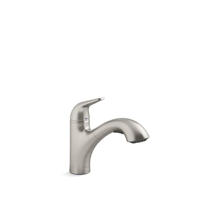 Kohler Jolt Pull Out Kitchen Faucet Vibrant Stainless K-30612-VS
